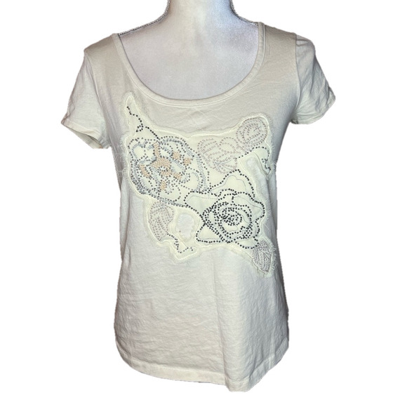 ⭐️LOFT Beaded Shirt - Picture 1 of 8